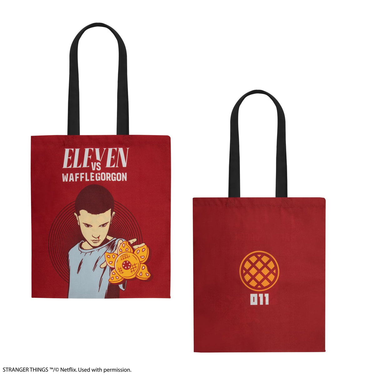 CINEREPLICAS: STRANGER THINGS - TOTE BAG - ELEVEN 4895205617896