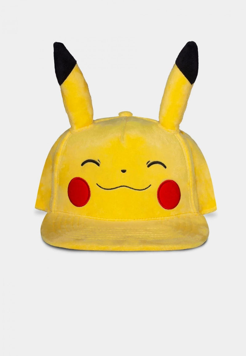 DIFUZED POKEMON - SMILING PIKACHU PLUSH MEN'S SNAPBACK 8718526207217