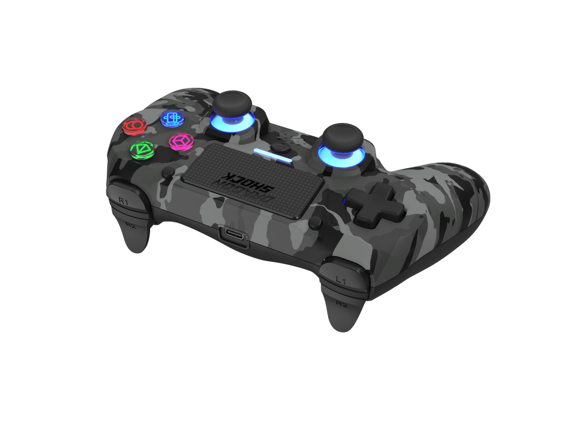 DRAGONSHOCK MIZAR WIRELESS CONTROLLER GREY CAMO PS4, PC, MOBILE 5425025592913