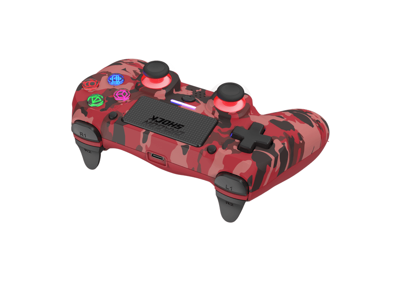 DRAGONSHOCK MIZAR WIRELESS CONTROLLER RED CAMO PS4, PC, MOBILE 5425025592906