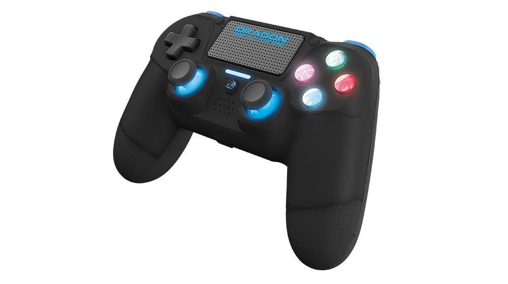 DRAGONWAR DRAGON SHOCK 4 WIRELESS CONTROLLER BLACK PS4, PC, MOBILE 5425025609598