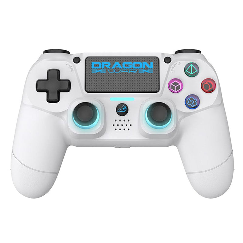 DRAGONWAR DRAGON SHOCK 4 WIRELESS CONTROLLER WHITE PS4, PC, MOBILE 5425025609857