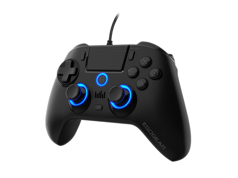 EGOGEAR SC10 RGB CONTROLLER BLACK PS4, PC, PS3 5425025592319