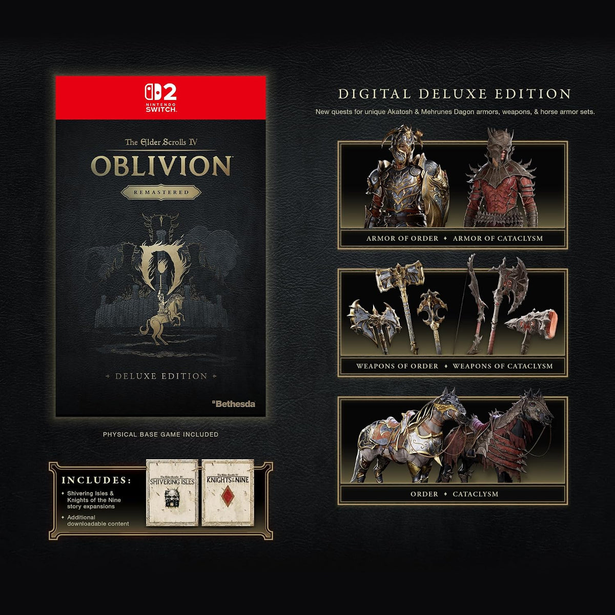 Elder Scrolls Iv: Oblivion - Remastered (Nintendo Switch 2) 196388816880