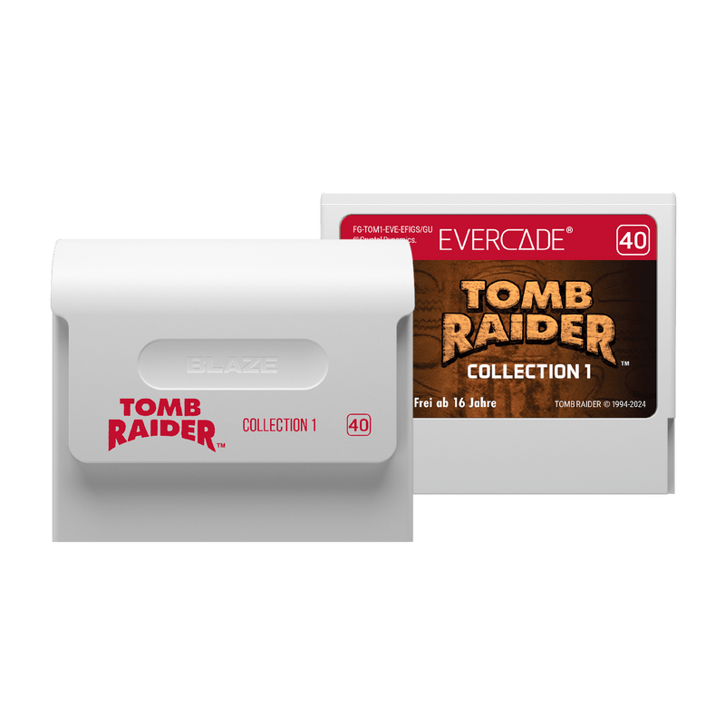 EVERCADE EXP-R CONSOLE WITH TOMB RAIDER COLLECTION 1 5060990240577