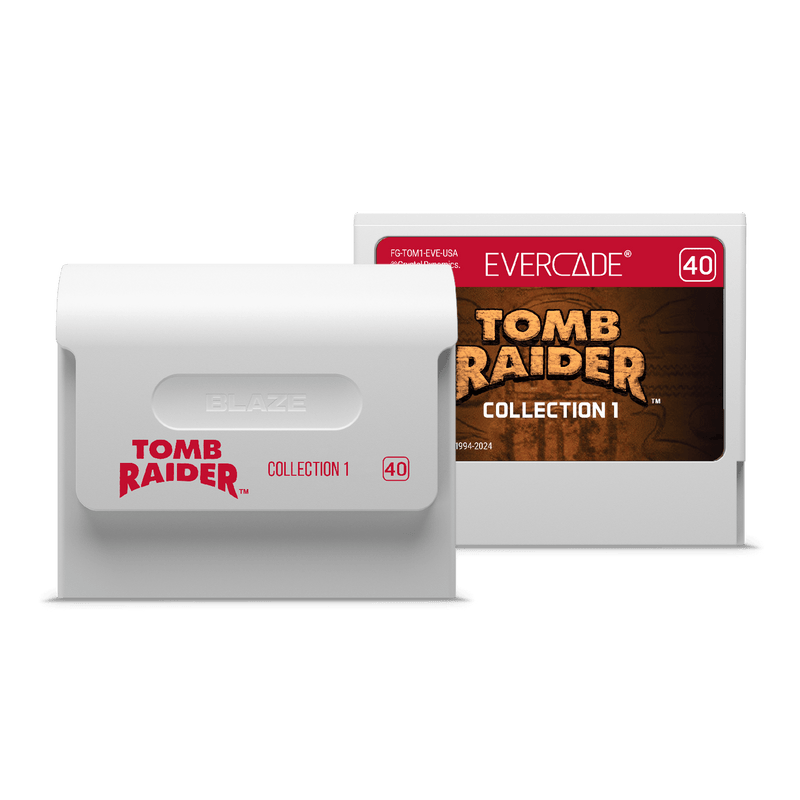 EVERCADE VS-R CONSOLE WITH TOMB RAIDER COLLECTION 1 5060990240591