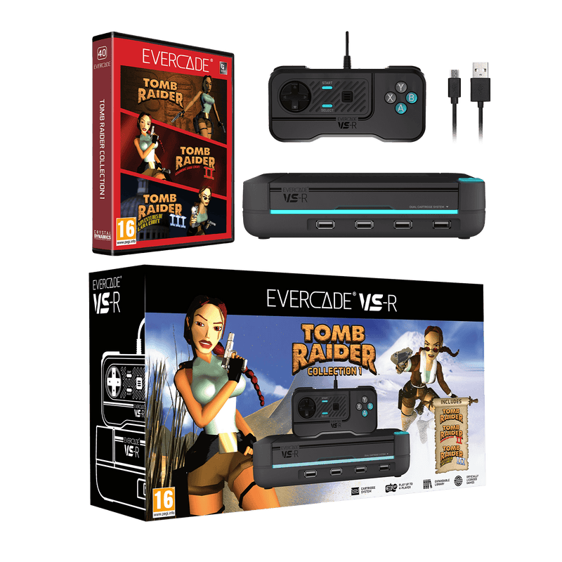 EVERCADE VS-R エバーケード VS-R 本体 トゥームレイダー EVERCADE VS-R CONSOLE WITH TOMB RAIDER COLLECTION 1 – igabiba