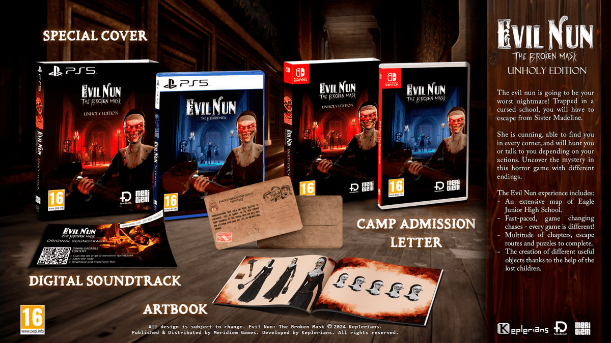 EVIL NUN: The Broken Mask - Unholy Edition (Nintendo Switch) 8436622260089