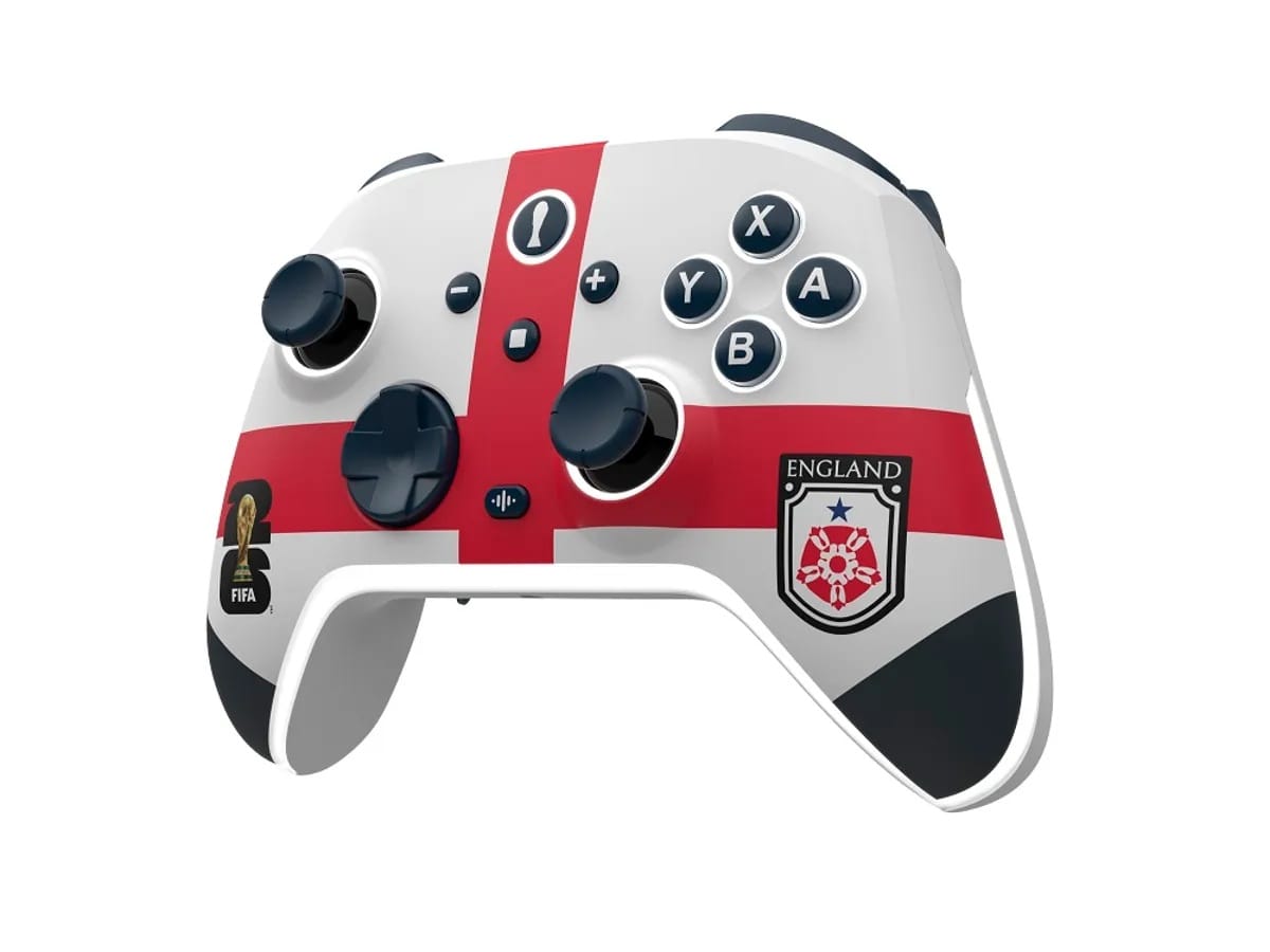 FIFA WORLDCUP 26 - AURORA+ WIRELESS CONTROLLER SWITCH 1 & 2/PC/MOBILE - ENGLAND 5061111810167