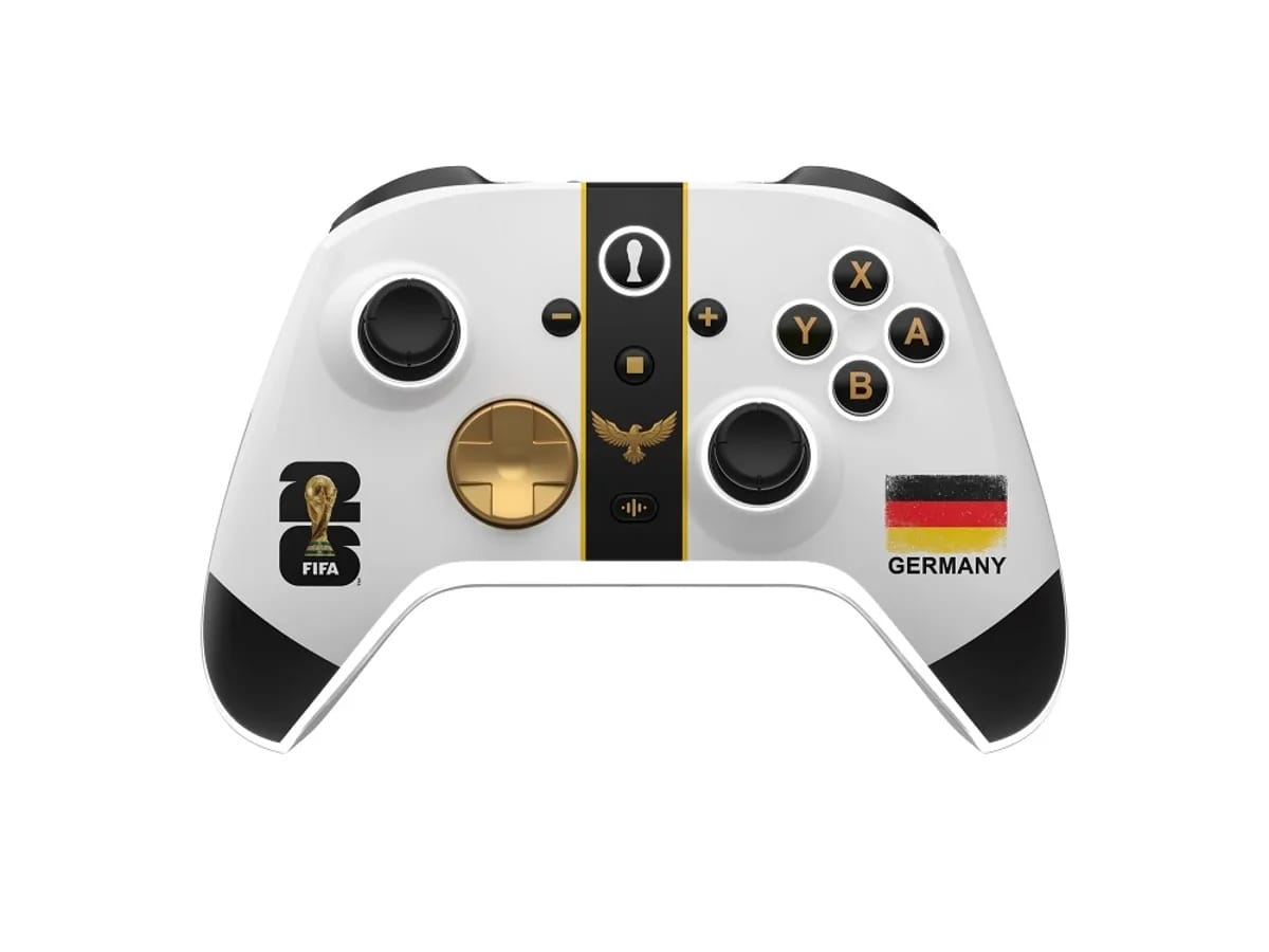 FIFA WORLDCUP 26 - AURORA+ WIRELESS CONTROLLER SWITCH 1 & 2/PC/MOBILE - GERMANY 5061111810143