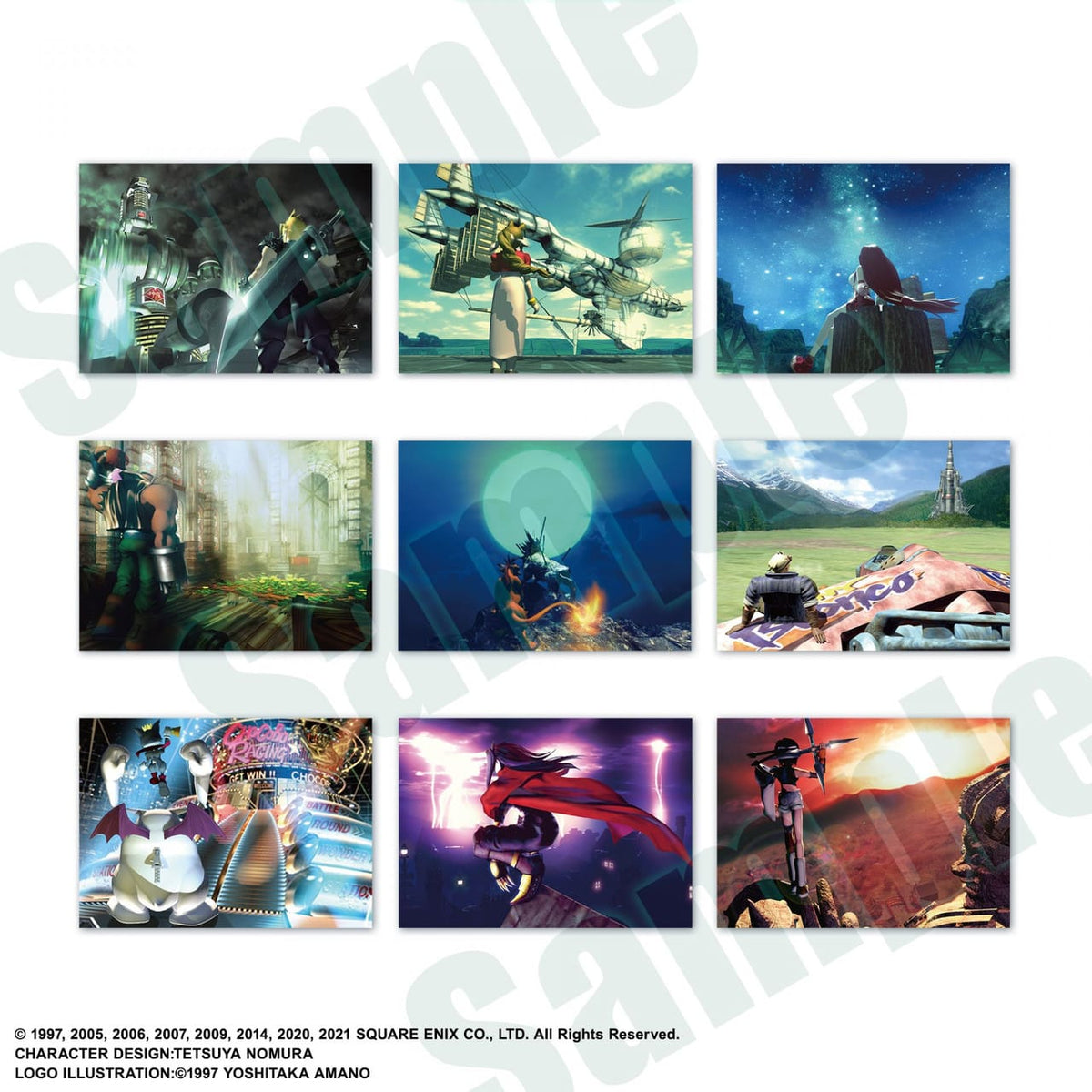 FINAL FANTASY VII ANNIVERSARY ART MUSEUM DIGITAL CARD PLUS - DISPLAY - ENG 4988601369008