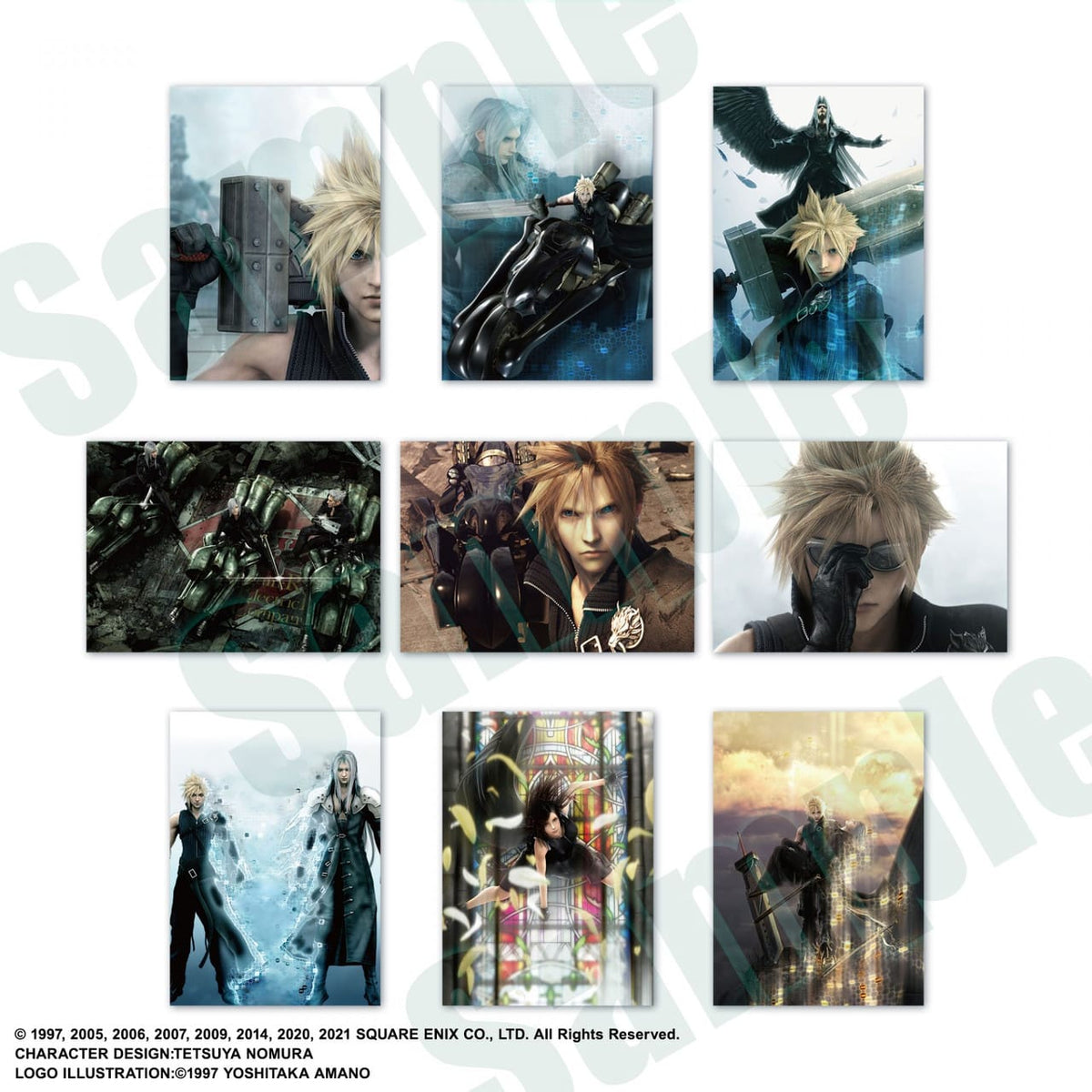 FINAL FANTASY VII ANNIVERSARY ART MUSEUM DIGITAL CARD PLUS - DISPLAY - ENG 4988601369008