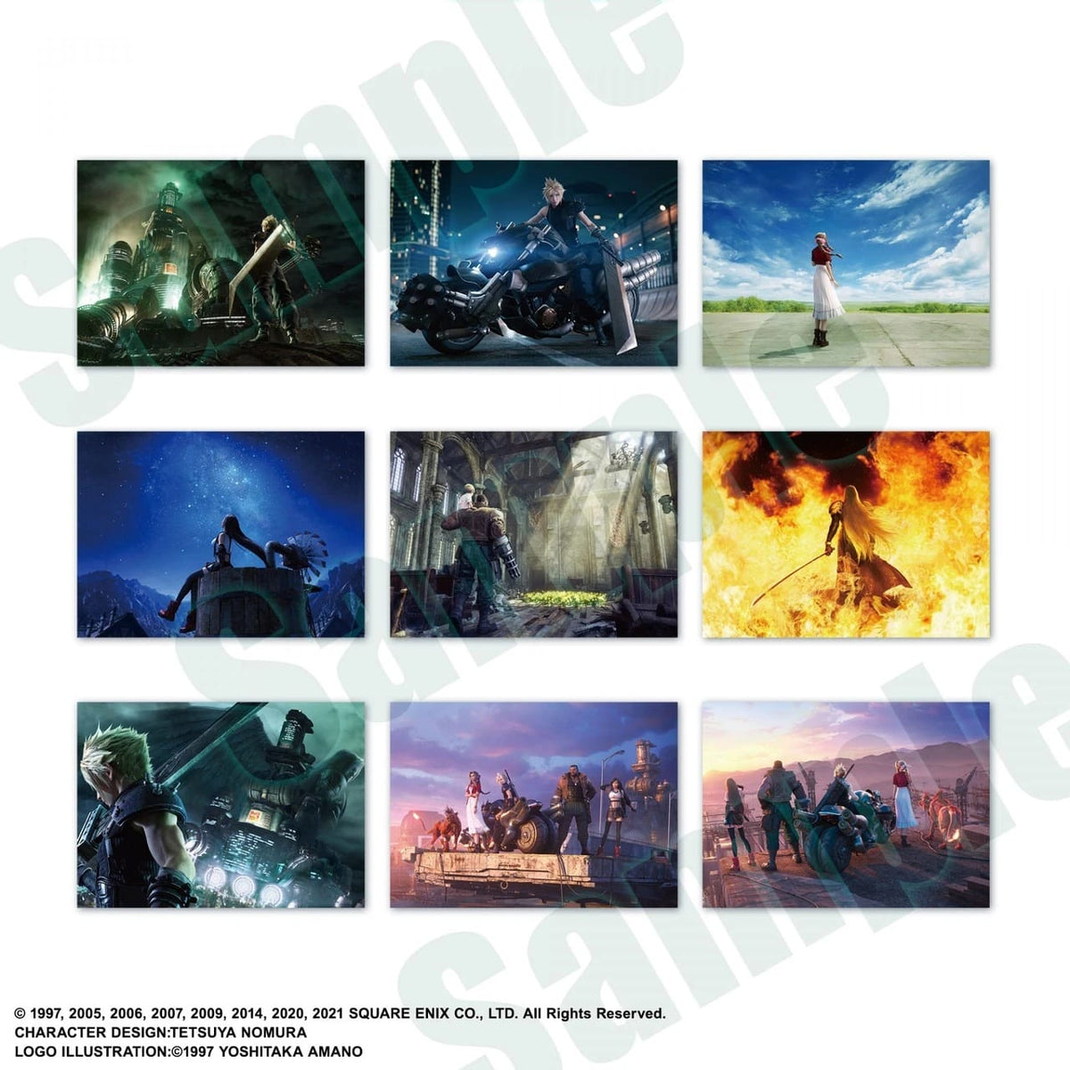 FINAL FANTASY VII ANNIVERSARY ART MUSEUM DIGITAL CARD PLUS - DISPLAY - ENG 4988601369008