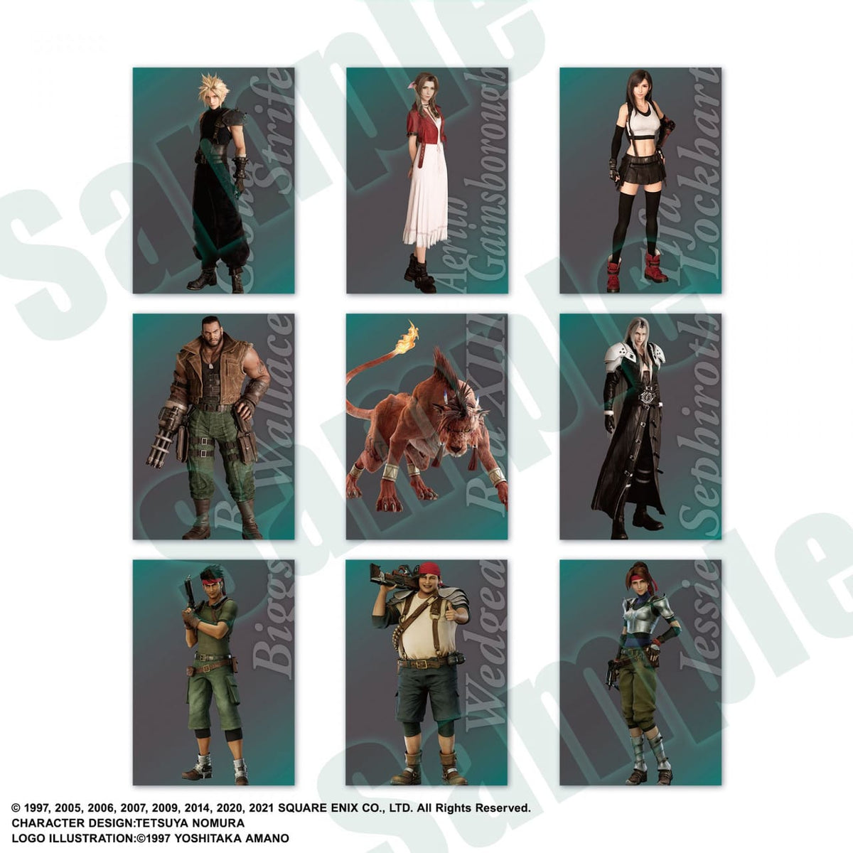 FINAL FANTASY VII ANNIVERSARY ART MUSEUM DIGITAL CARD PLUS - DISPLAY - ENG 4988601369008
