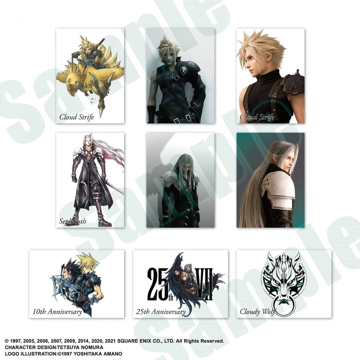 FINAL FANTASY VII ANNIVERSARY ART MUSEUM DIGITAL CARD PLUS - DISPLAY - ENG 4988601369008