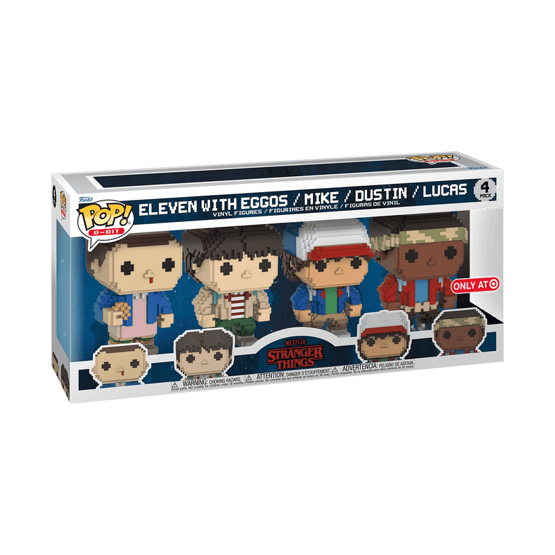 FUNKO 8 BIT POP: STRANGER THINGS 4PK 889698637299