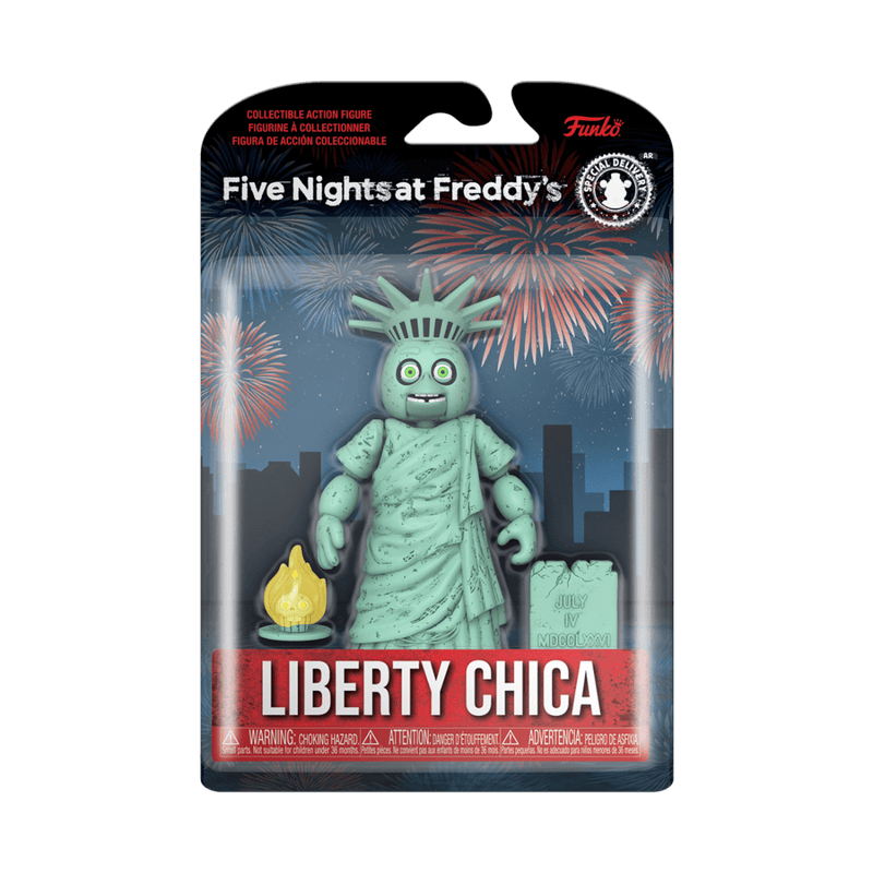 FUNKO ACTION FIGURE: FIVE NIGHTS AT FREDDYS - LIBERTY CHICA 889698631587