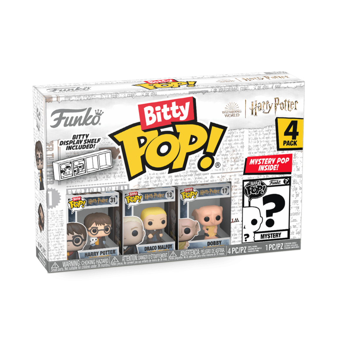 FUNKO BITTY POP: HARRY POTTER - HARRY POTTER 4PK 889698713153