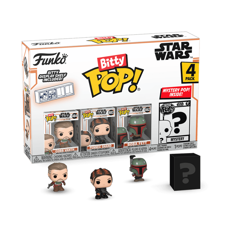 FUNKO BITTY POP: MANDALORIAN 4PK - MARSHAL 889698754538