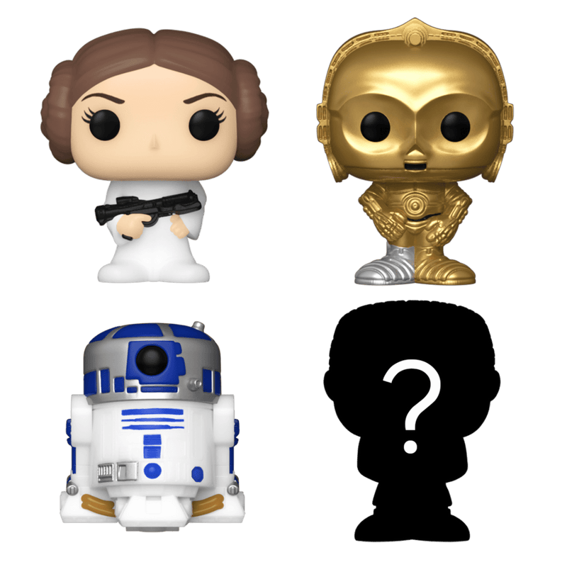 FUNKO BITTY POP: STAR WARS - LEIA 4PK 889698715126