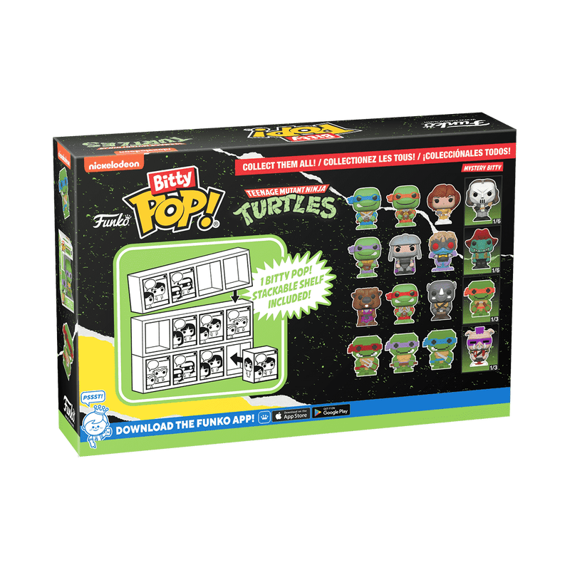 FUNKO BITTY POP: TMNT - SPLINTER 4PK 889698715096