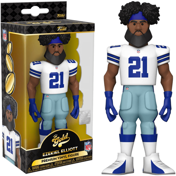 FUNKO GOLD 5" NFL: COWBOYS - EZEKIEL ELLIOTT (HOME UNI) 889698593601