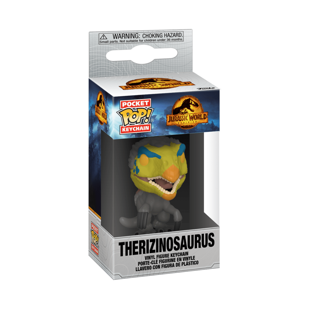 FUNKO POCKET POP KEYCHAIN Jurassic World 3 therizinosaurus - DAMAGED BOX 3200000004658