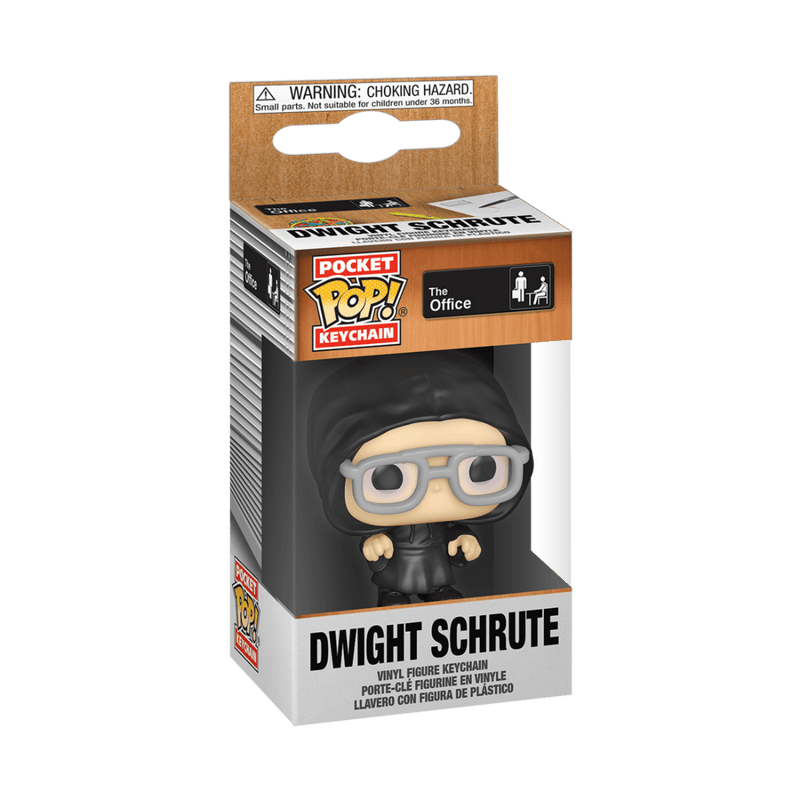 FUNKO POCKET POP KEYCHAIN The Office Dark Lord Dwight Shrute 889698516112