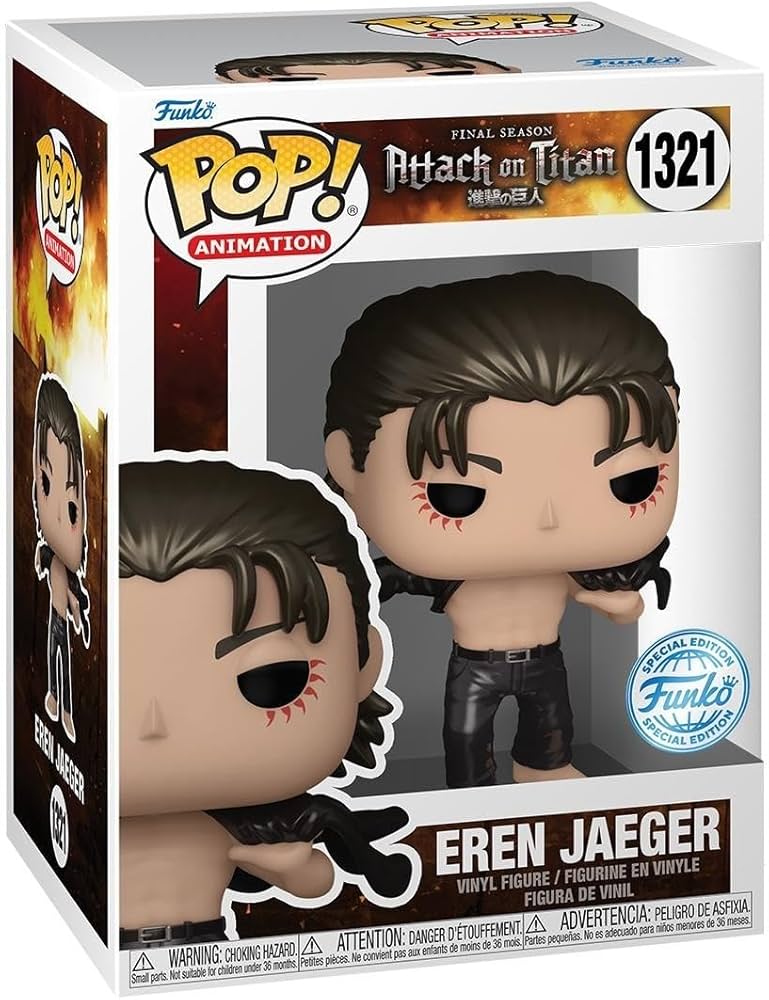 FUNKO POP ANIMATION: ATTACK ON TITAN - EREN JEAGER (MT) 889698686556