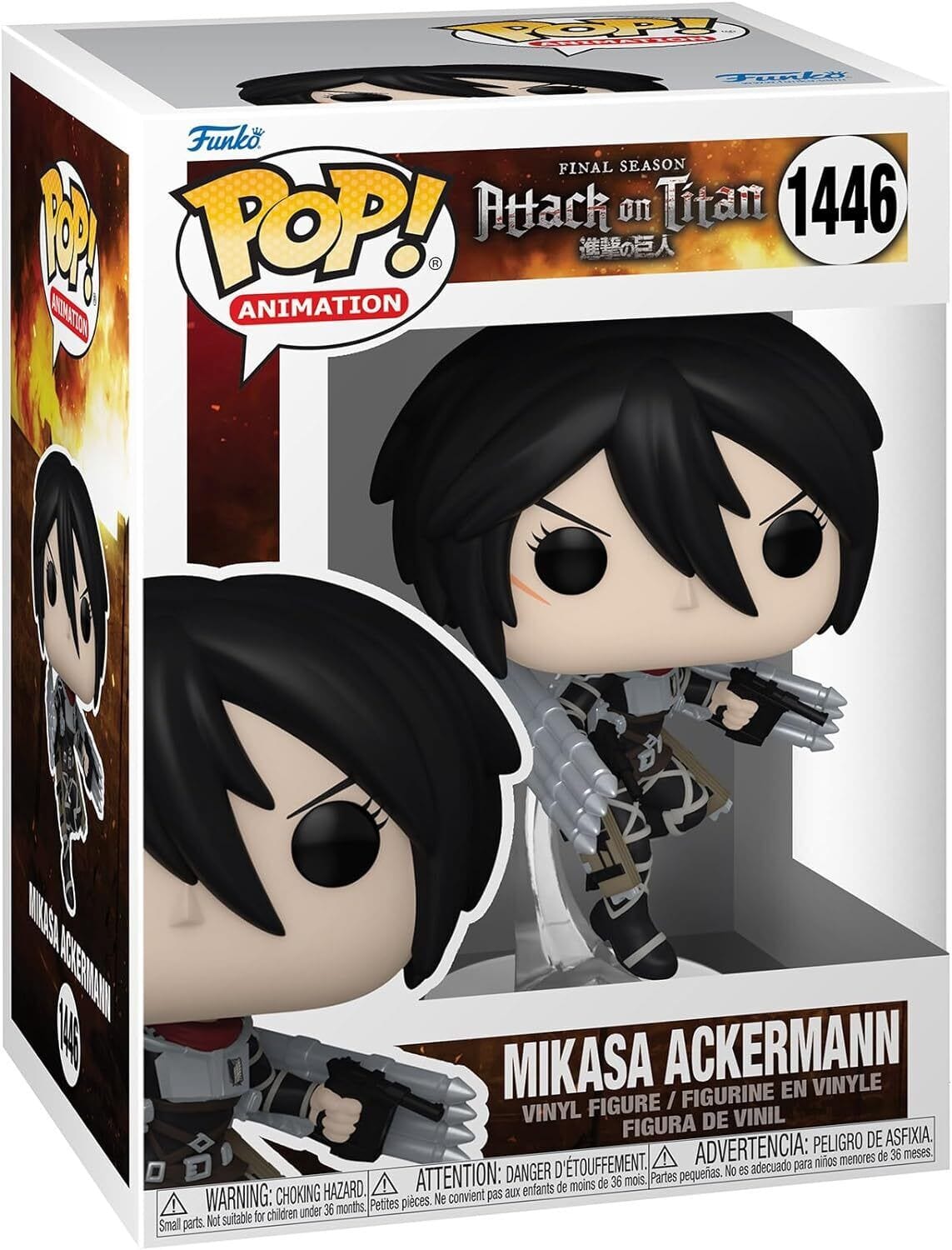 FUNKO POP ANIMATION Attack on Titan – Mikasa Ackerman 889698679299