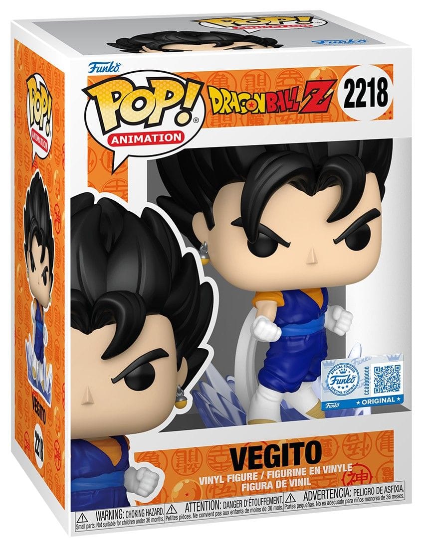 FUNKO POP ANIMATION: DRAGON BALL Z - VEGITO W/CHASE (GLOW) 889698916820