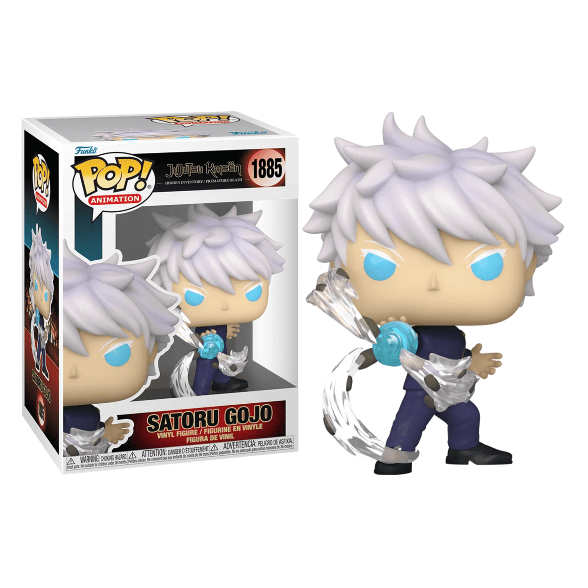 FUNKO POP ANIMATION: JUJUTSU KAISEN - GOJO (HIDDEN INV) 889698853262