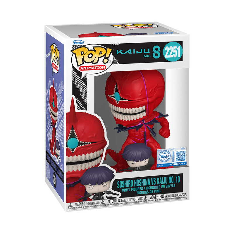 FUNKO POP ANIMATION: KAIJU NO. 8 - HOSHINA & KAIJU NO. 10 889698916400