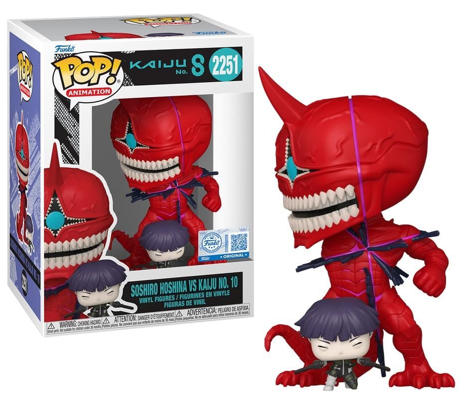 FUNKO POP ANIMATION: KAIJU NO. 8 - HOSHINA & KAIJU NO. 10 889698916400