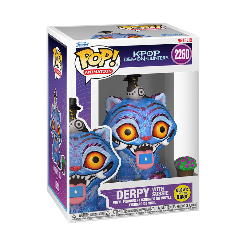 FUNKO POP ANIMATION: KPOP DEMON HUNTERS - DERPY WITH SUSSIE GLOW 889698946933
