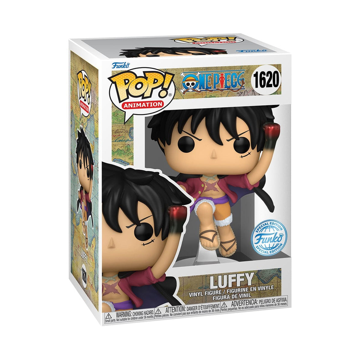 FUNKO POP ANIMATION: ONE PIECE - LUFFY UPPERCUT(GW) 889698779593