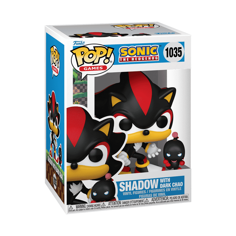 FUNKO POP&BUDDY: SONIC - SHADOW W/DCHAO - DAMAGED BOX 3200000004542