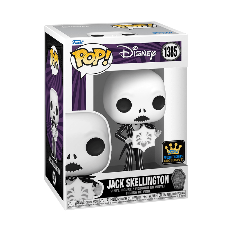 FUNKO POP DISNEY: THE NIGHTMARE BEFORE CHRISTMAS - JACK W/SNOWFLAKE 889698739474
