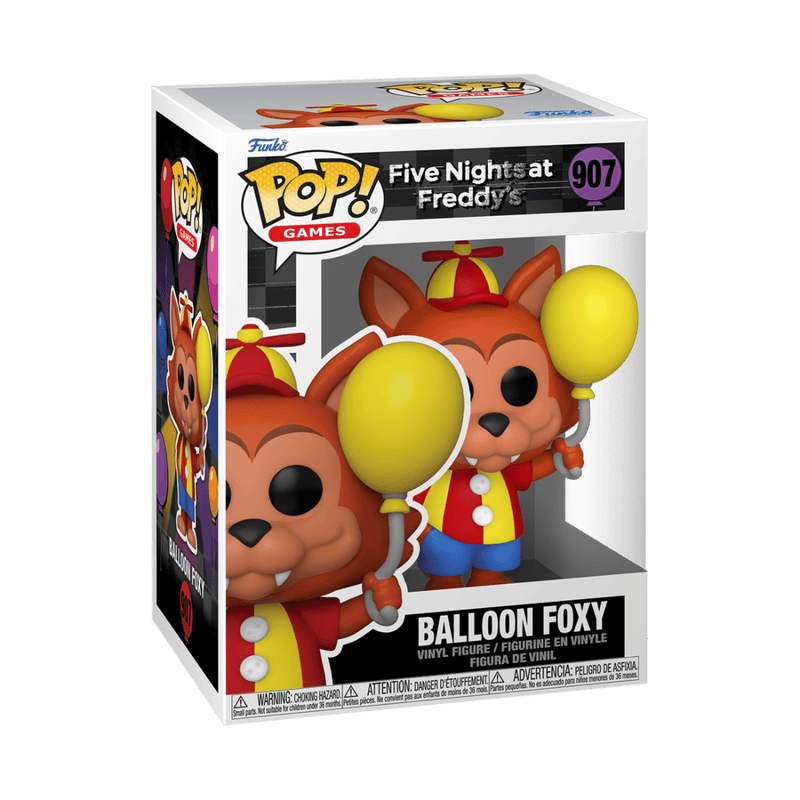 FUNKO POP GAMES: FIVE NIGHTS AT FREDDYS - BALLOON FOXY 889698676274