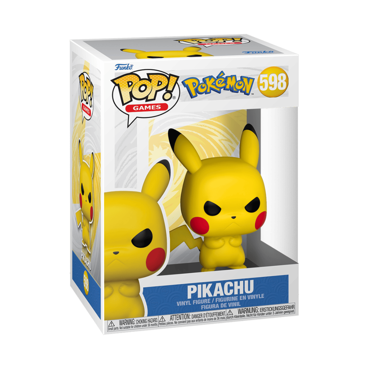 FUNKO POP GAMES: POKEMON - GRUMPY PIKACHU (EMEA) 889698650434