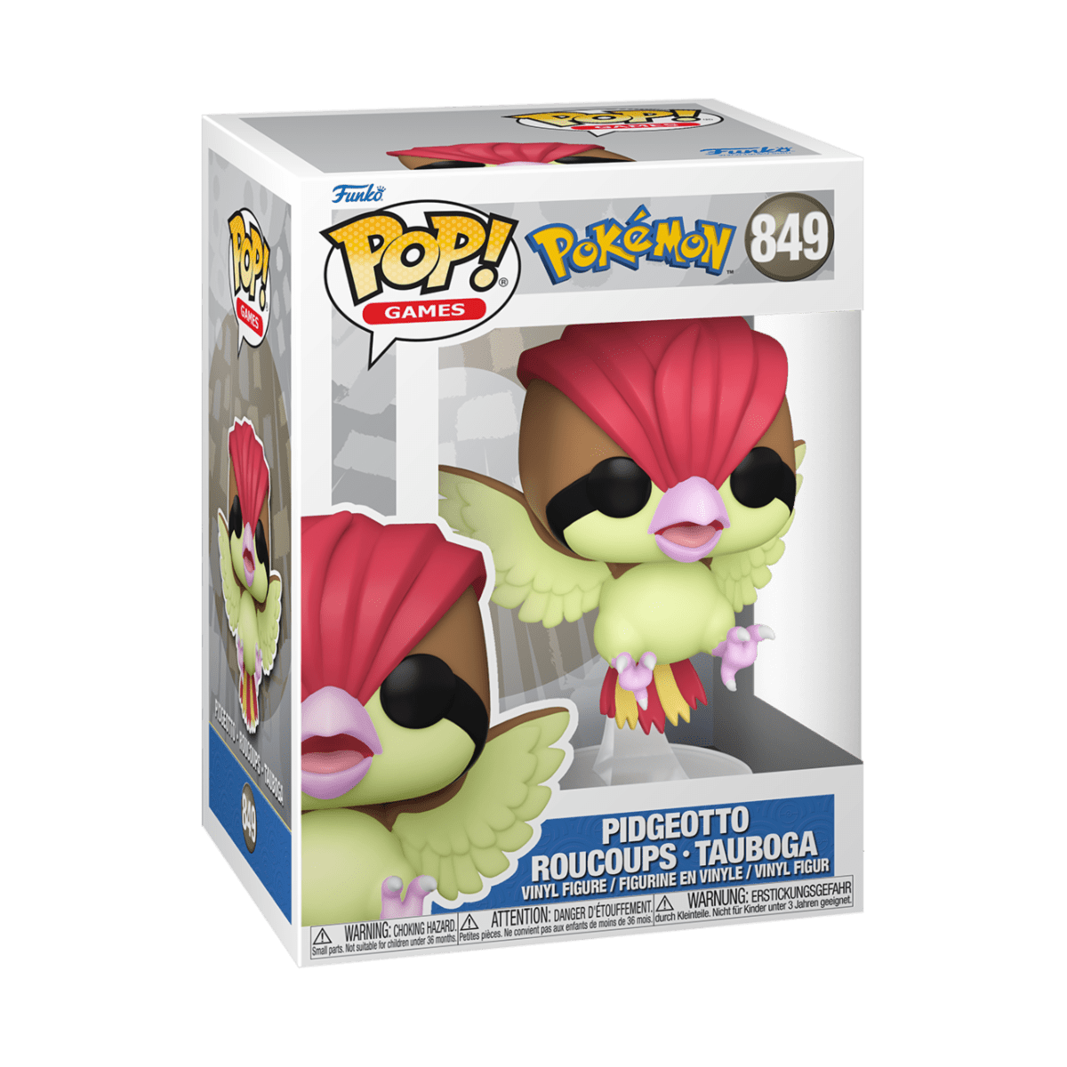 FUNKO POP GAMES: POKEMON- PIDGEOTTO 889698746311