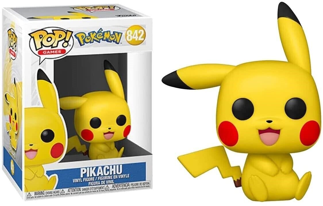 FUNKO POP GAMES: POKEMON - PIKACHU (SITTING) 889698563079