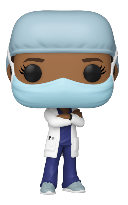 FUNKO POP HEROES: FRONT LINE WORKER - FEMALE #2 - DAMAGED BOX 3200000004573
