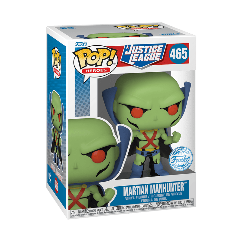 FUNKO POP HEROES: JUSTICE LEAGUE - MARTIAN MANHUNTER (SP) 889698666190