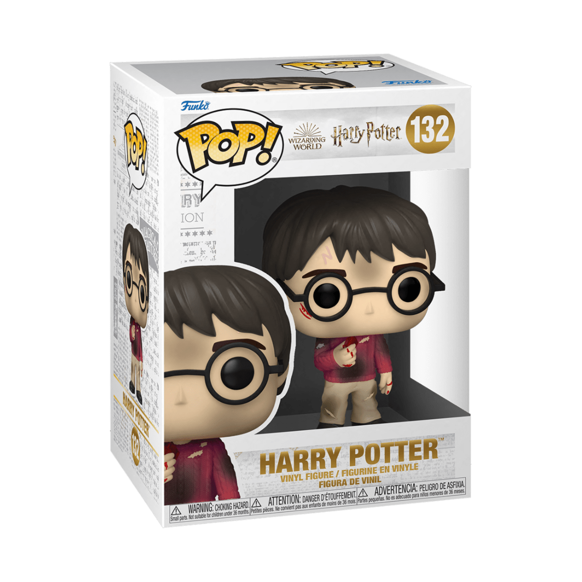 FUNKO POP HP: HP ANNIVERSARY- HARRY W/THE STONE - DAMAGED BOX 3200000004429