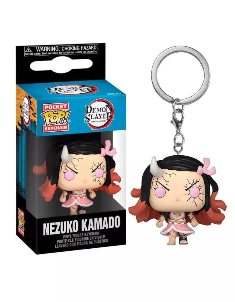 FUNKO POP KEYCHAIN: DEMON SLAYER - NEZUKO(DEMON FORM) 889698803366