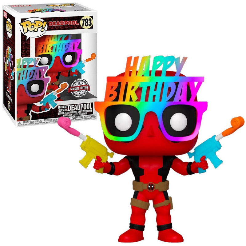 FUNKO POP: MARVEL - DEADPOOL 30TH - BIRTHDAY GLASSES DEADPOOL (SP) 889698546874