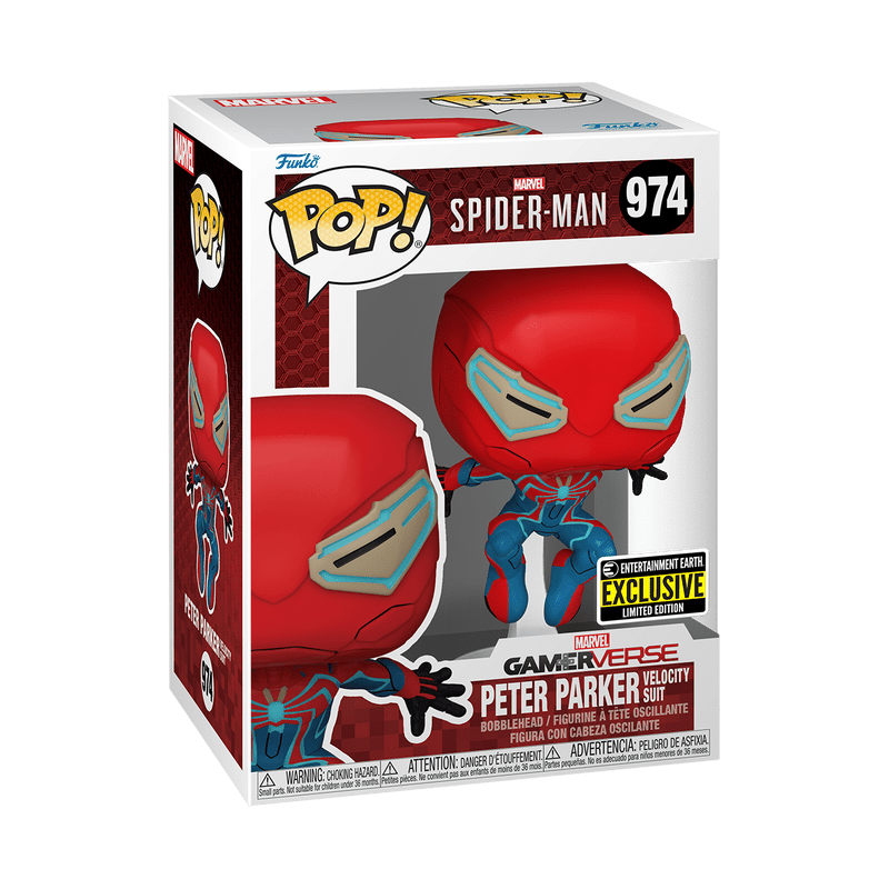 FUNKO POP MARVEL: SPIDER-MAN - PETER PARKER (VELOCITY SUIT) 889698766760