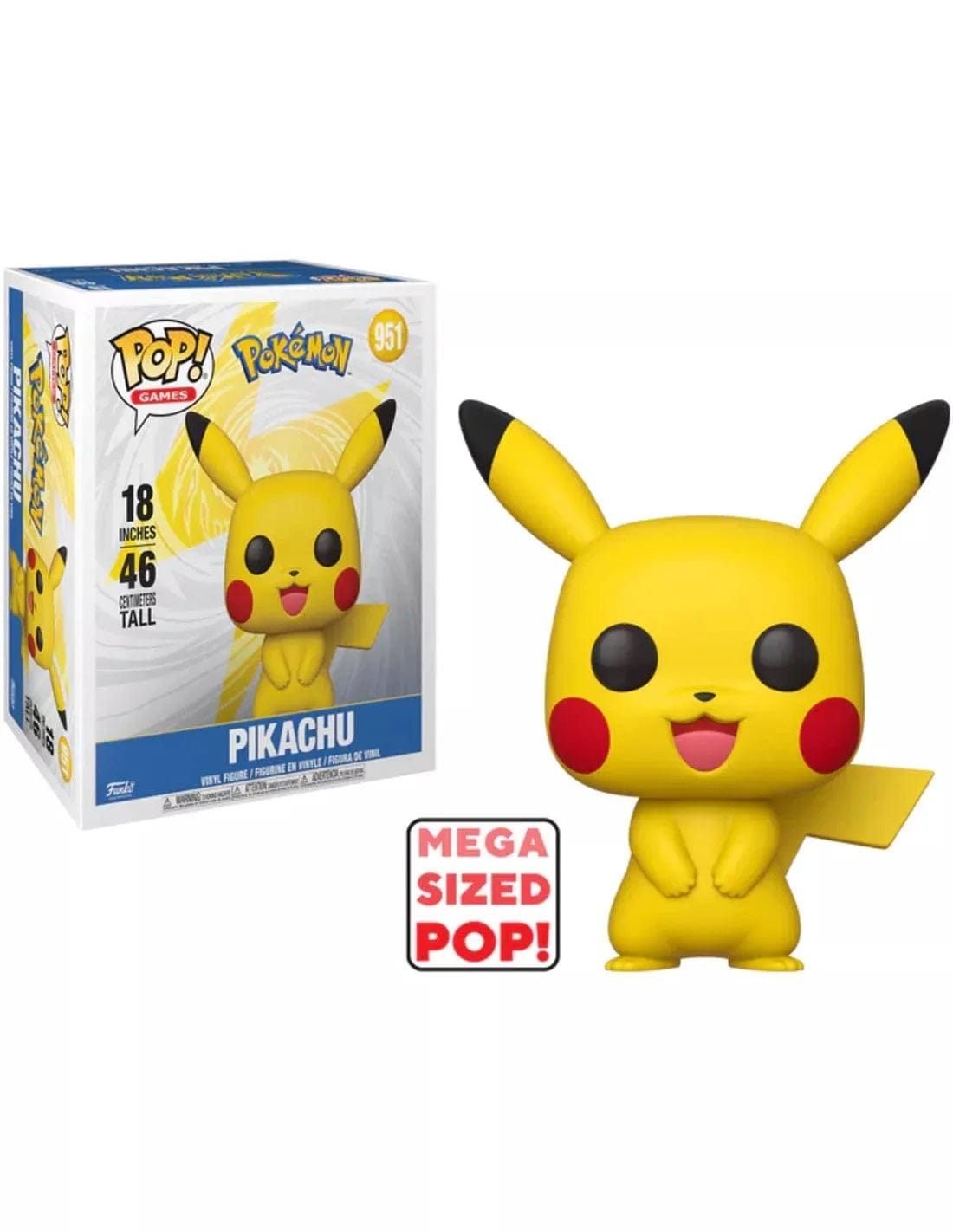 FUNKO POP MEGA Pokemon – Pikachu 18 - DAMAGED BOX 3200000004894