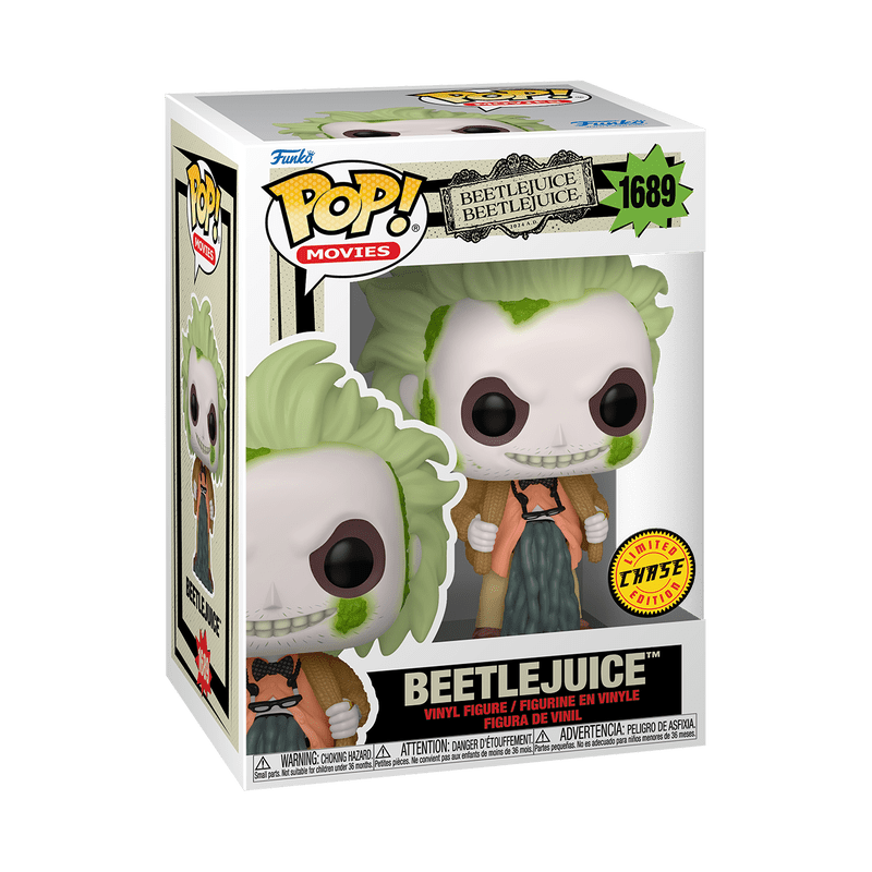 FUNKO POP MOVIES: BEETLEJUICE - BEETLEJUICE W/CHASE 889698826532